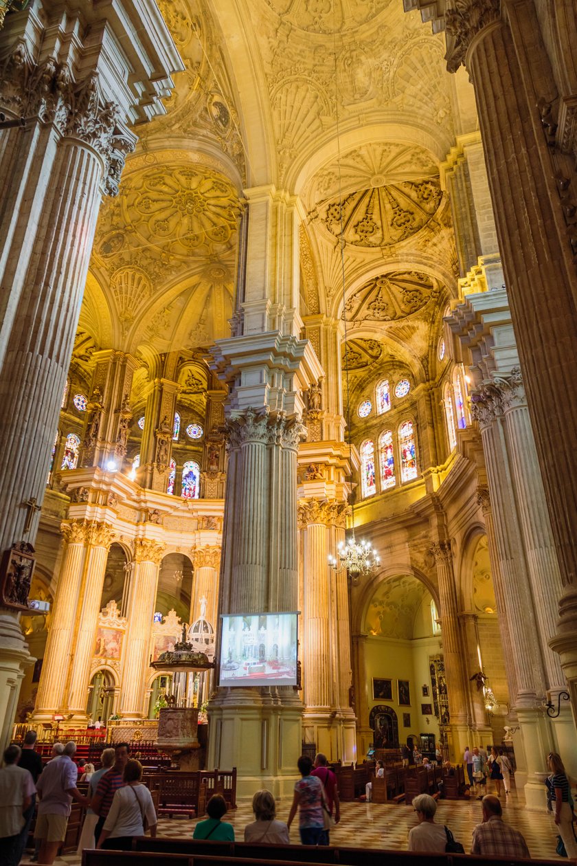 Malaga, Costa del Sol, Spania. Katedral. av Unbekannt Unbekannt