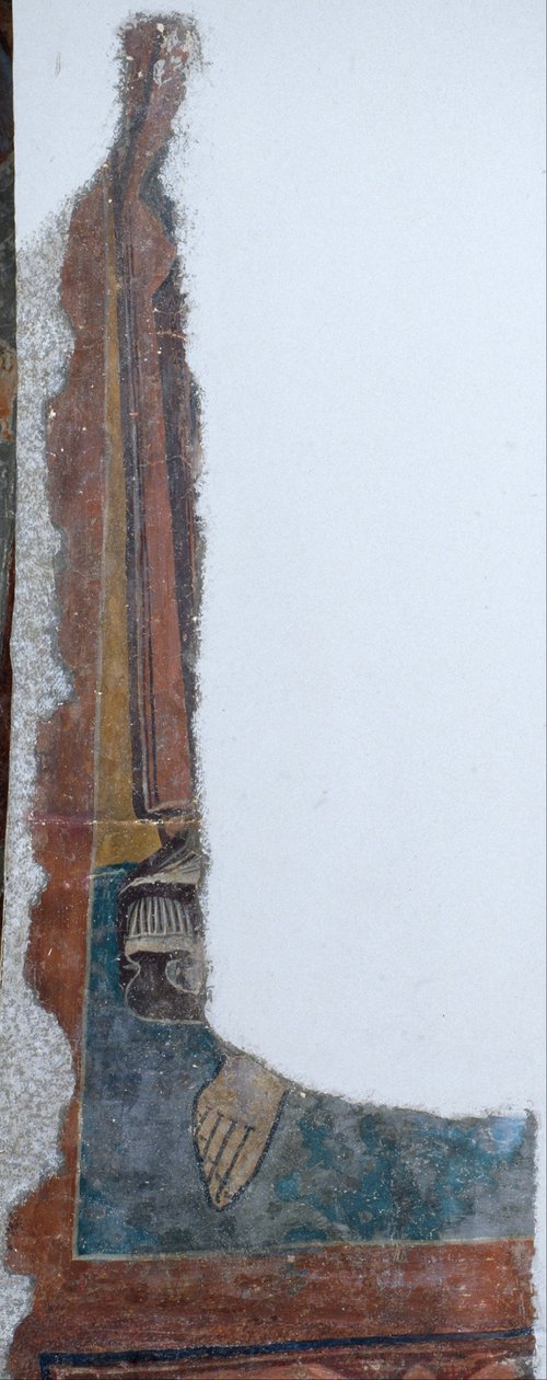 Rester av en figur fra Santa Maria de Taüll (573633) av Unbekannt Unbekannt