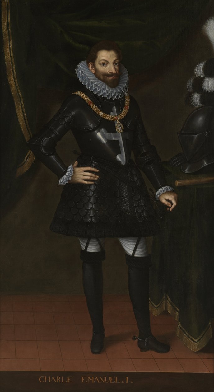 Portrett av Carlo Emanuele I av Unbekannt Unbekannt
