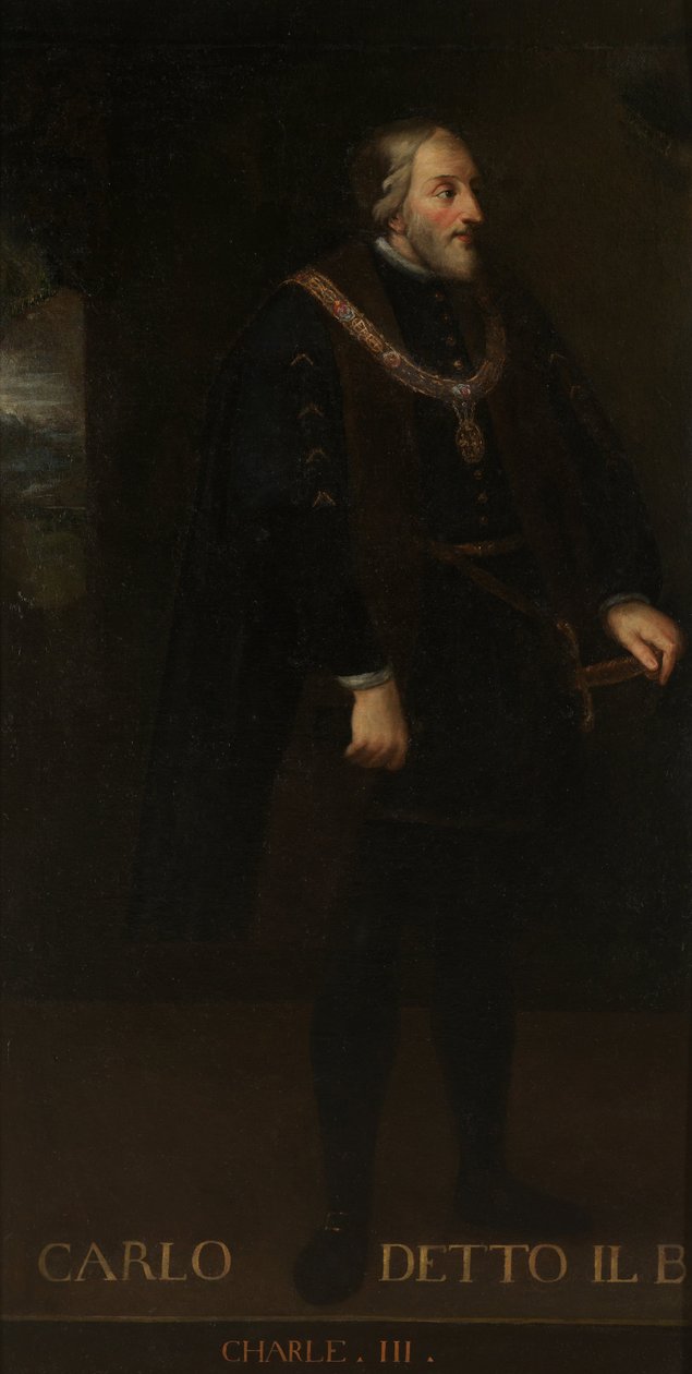 Portrett av Charles III av Unbekannt Unbekannt