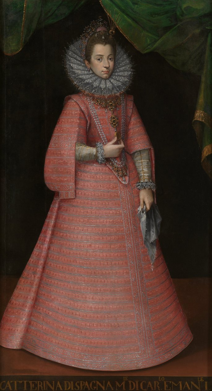 Portrett av Katarina av Habsburg av Unbekannt Unbekannt