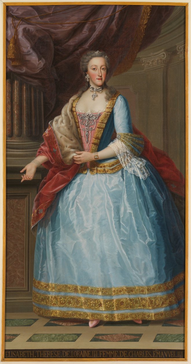 Portrett av Elizabeth av Lorraine av Unbekannt Unbekannt
