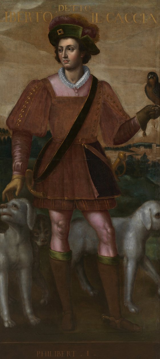 Portrett av Filiberto I jegeren av Unbekannt Unbekannt