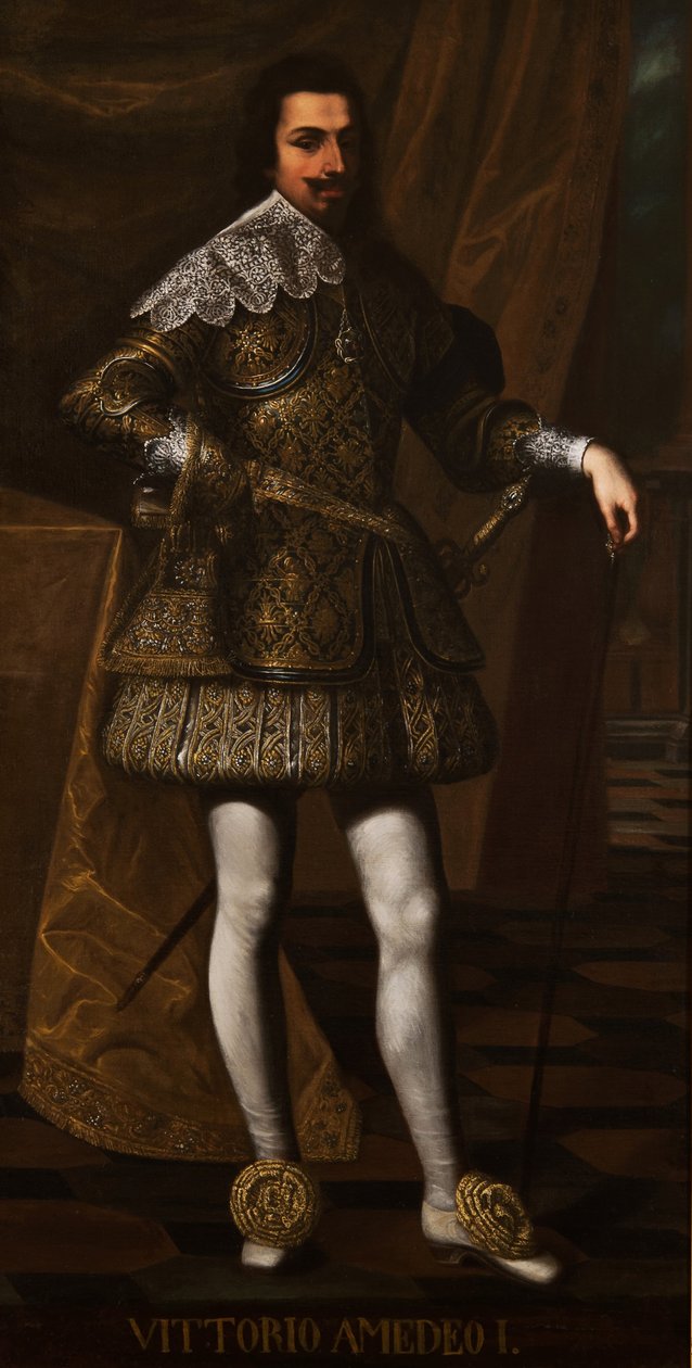 Portrett av Vittorio Amedeo I av Unbekannt Unbekannt