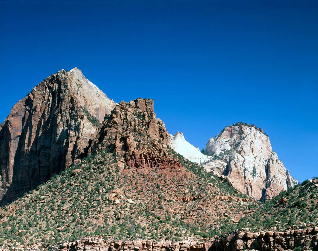 Klippetårn i Zion National Park, Utah av Unbekannt Unbekannt