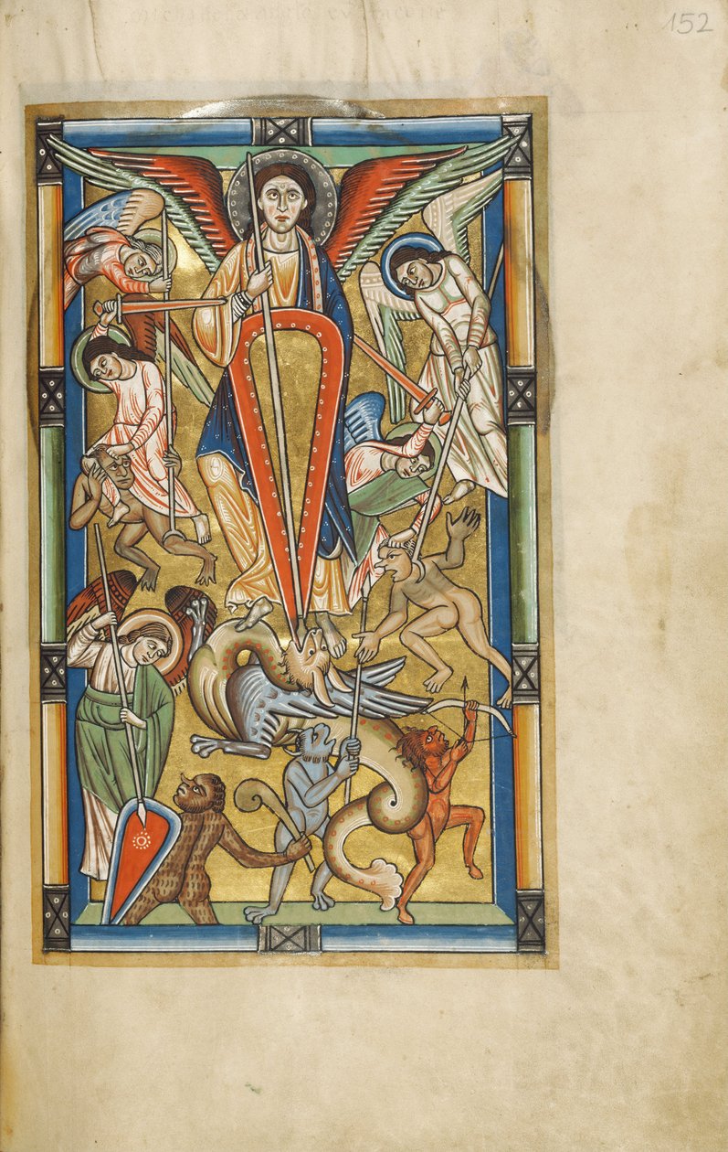 Saint Michael kjemper mot dragen av Unbekannt Unbekannt