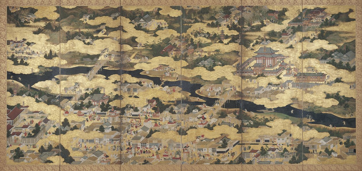 Sikt i og rundt Kyoto av Unbekannt Unbekannt