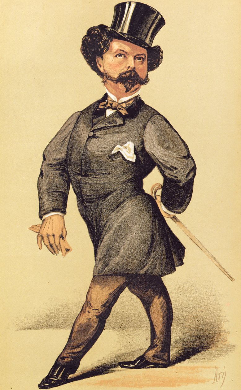 Sir Robert Peel (1822-95), tegneserie fra Vanity Fair, 19. mars 1870 av Unbekannt Unbekannt