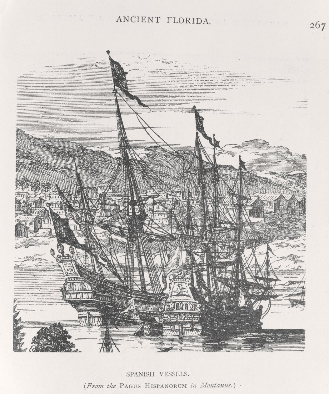 Spanish Vessels, Florida, fra Pagus Hispanorum i Montanus, midten av 1500-tallet av Unbekannt Unbekannt