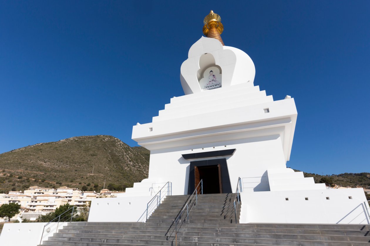 Stupa, Benalmadena Pueblo, Spania av Unbekannt Unbekannt