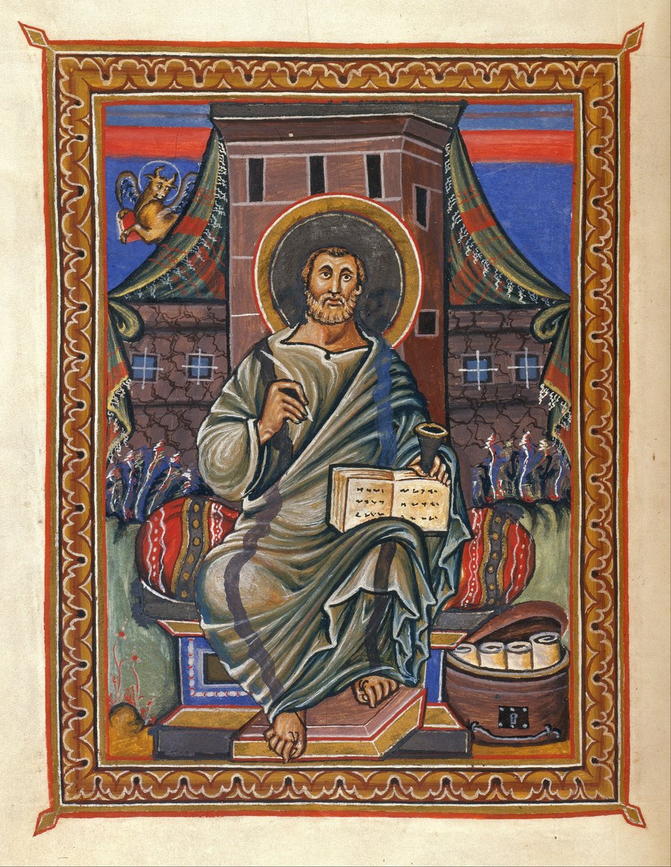 Evangelisten Luke av Unbekannt Unbekannt