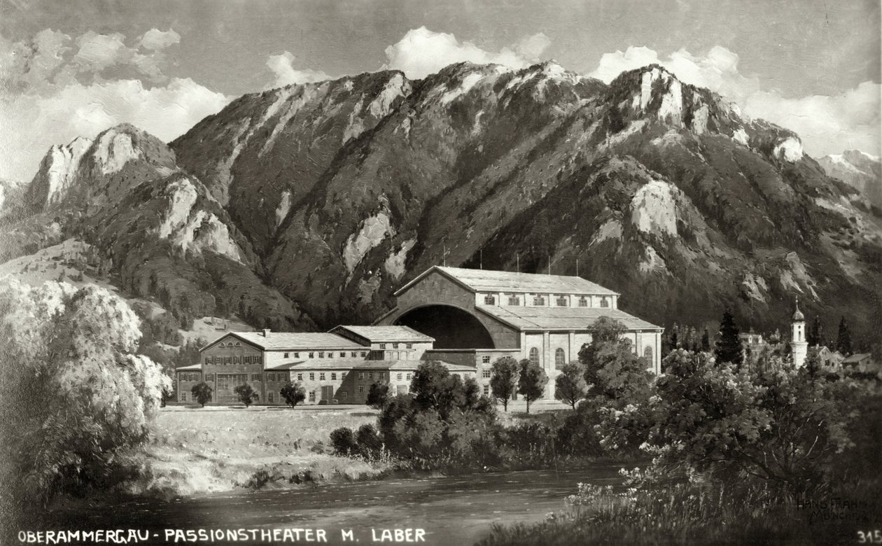 Teateret i Oberammergau, 1930 av Unbekannt Unbekannt
