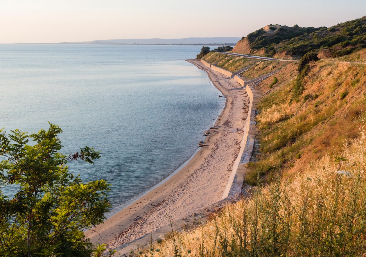 Stranden ved Anzac Cove, ser nordover av Unbekannt Unbekannt