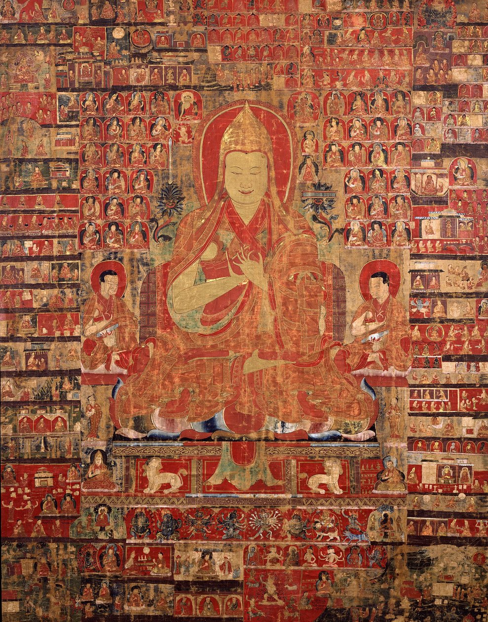 Tsongkhapa av Unbekannt Unbekannt