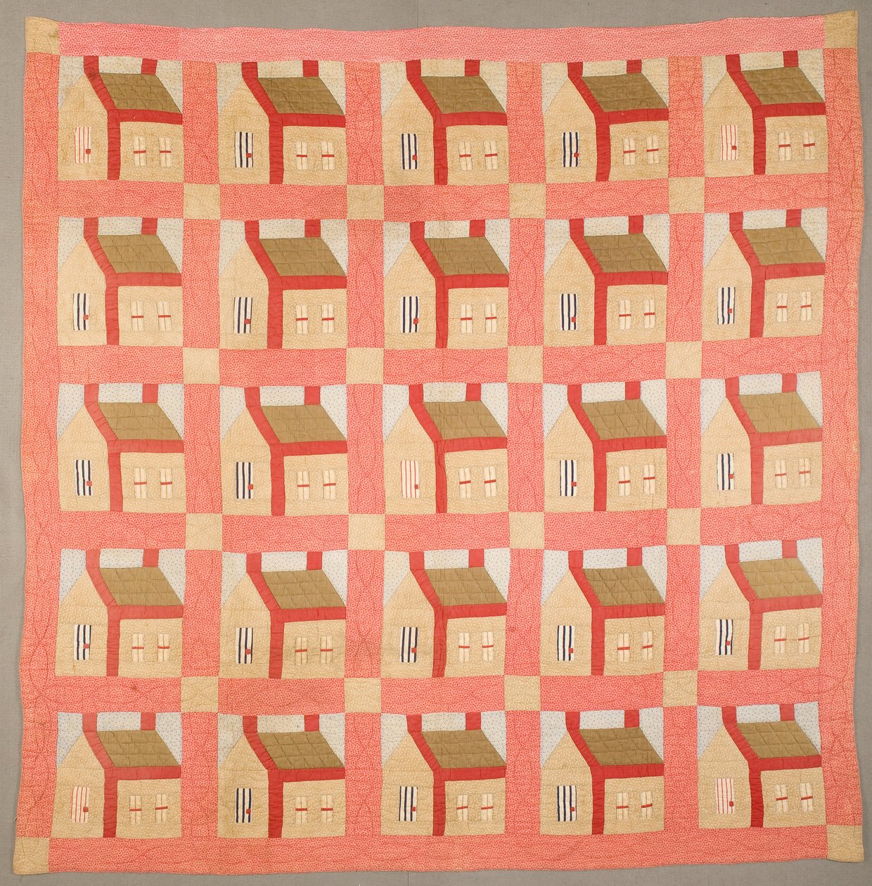 USA - School House Quilt av Unbekannt Unbekannt