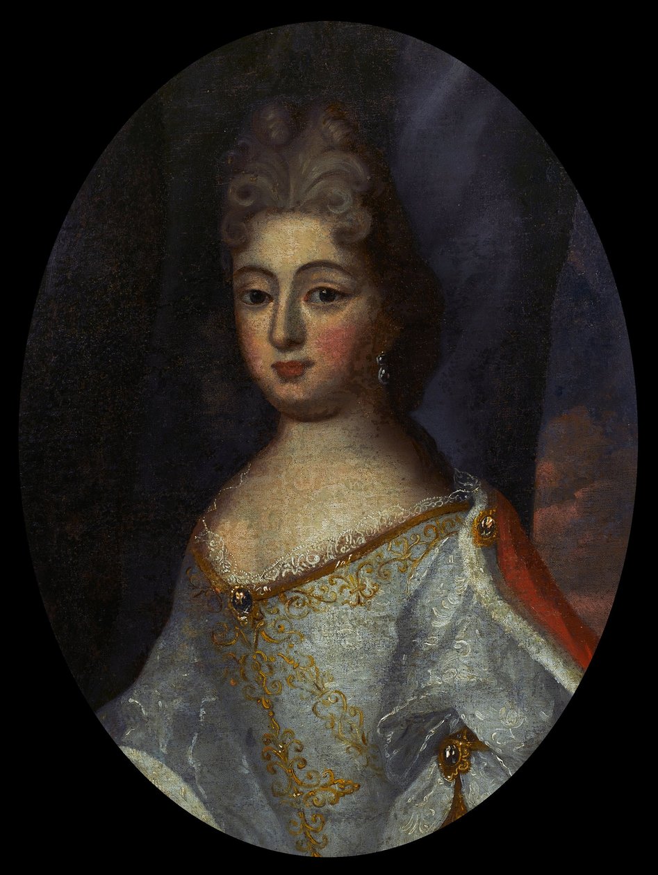 Ukjent (kanskje fransk) artist - Portrett av Teresa Kunegunda Sobieska av Unbekannt Unbekannt