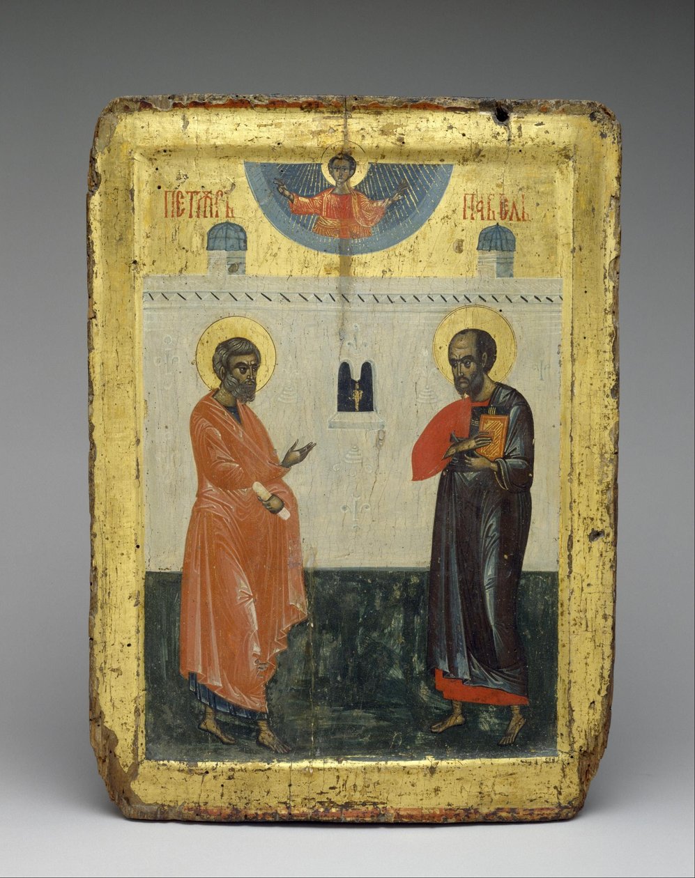 Ukjent kretisk - De hellige Peter og Paul av Unbekannt Unbekannt