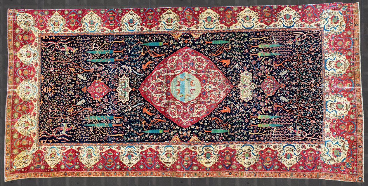 Ukjent, Iran, 1500 -tallet - Schwarzenberg -teppet av Unbekannt Unbekannt