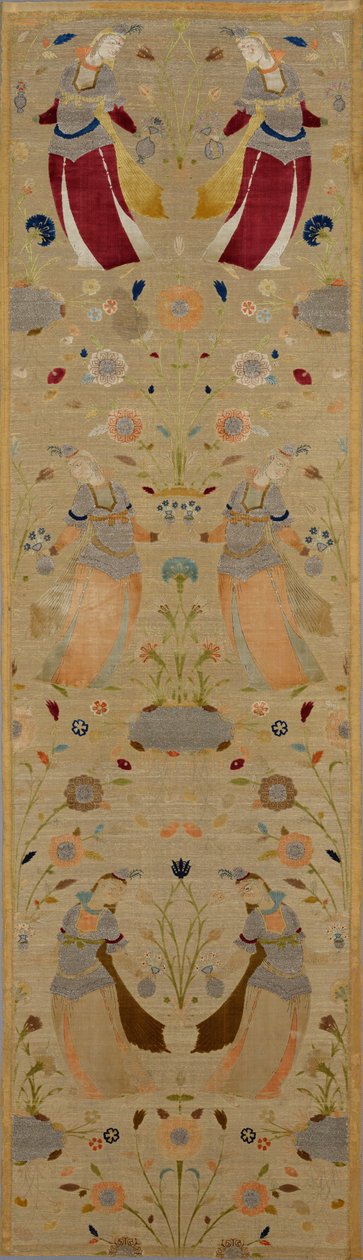 Ukjent, Iran, 1600 -tallet - Silk Velvet Textile av Unbekannt Unbekannt