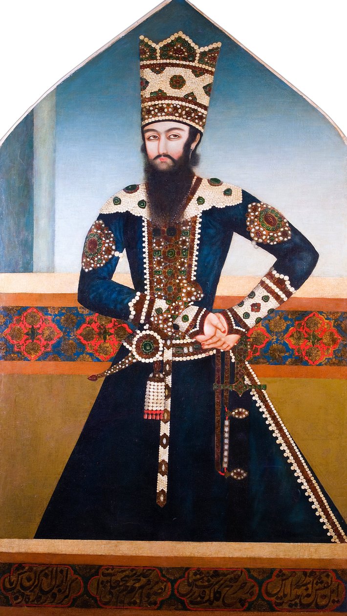 Ukjent, Iran, tidlig på 1800 -tallet - Portrett av sjeik Ali Mirza av Unbekannt Unbekannt