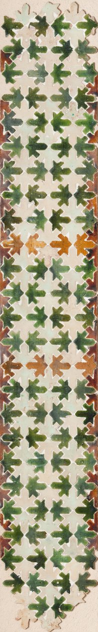 Ukjent, Spania, 1300 -tallet - Mosaic Tile Panel av Unbekannt Unbekannt