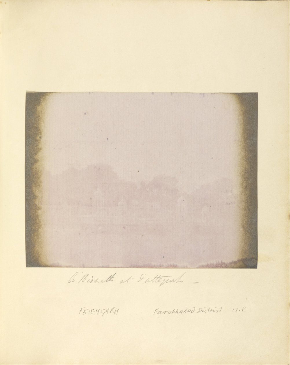 Ukjent produsent, britisk, aktivt India ca 1843 - En vismut på Fategarh av Unbekannt Unbekannt