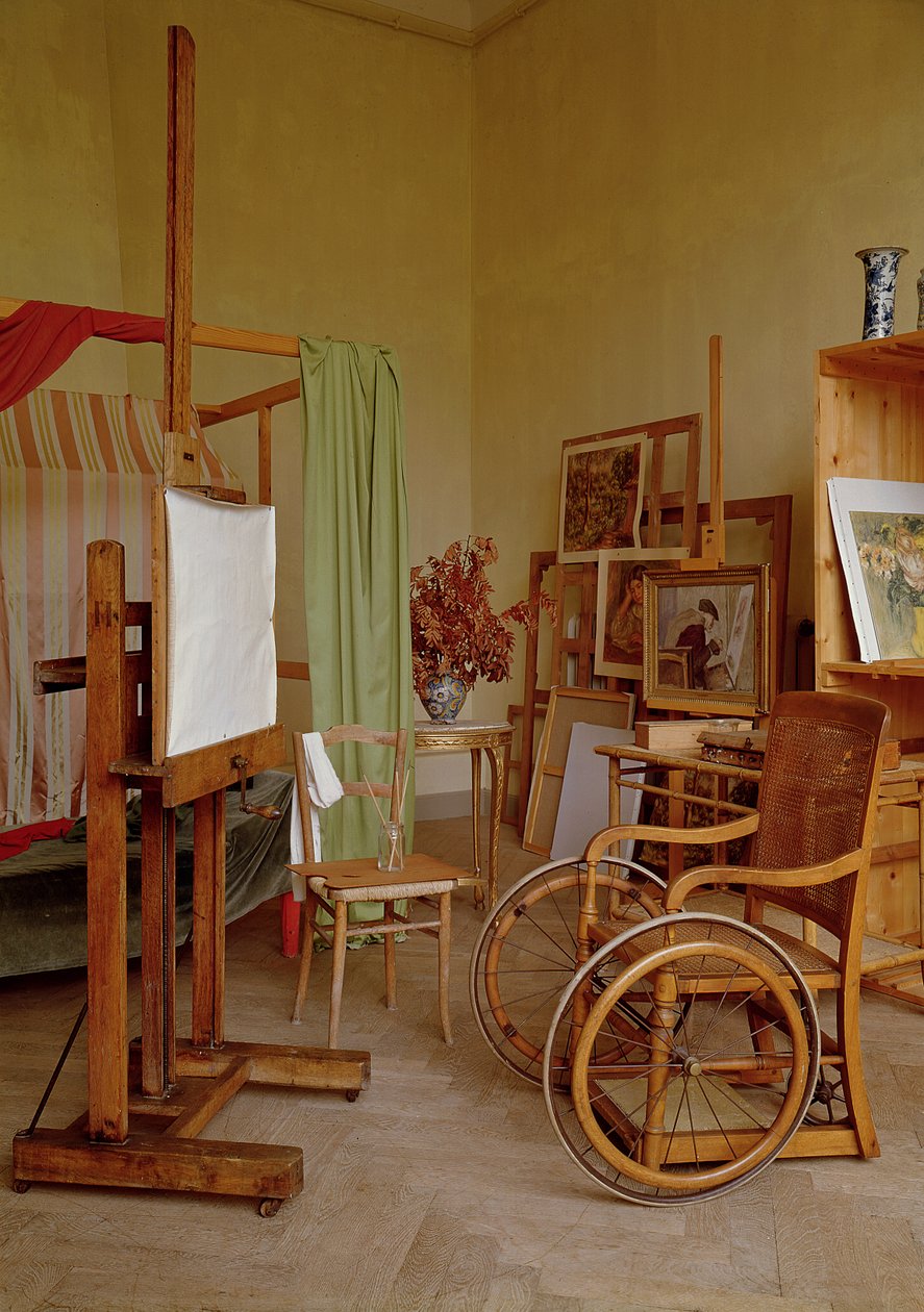Utsikt over Renoirs studio, brukt fra 1907 av Unbekannt Unbekannt