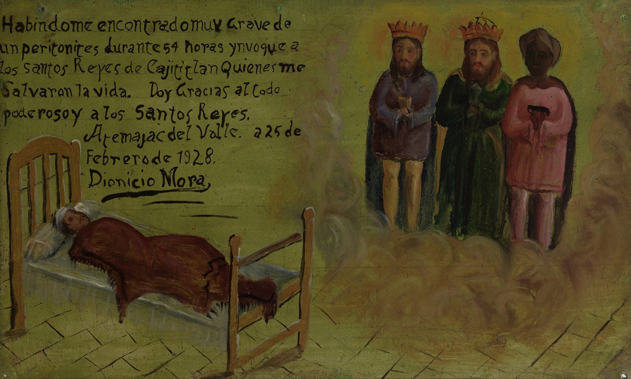 Tilbudstilbud dedikert til Three Wisdom Kings av Unbekannt Unbekannt