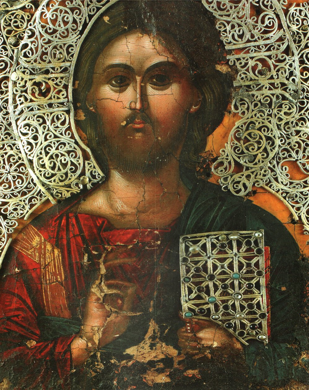Pantokrator (en del av Vatopedi diptych kjent som lekene til keiserinne Theodora) av Unbekannt