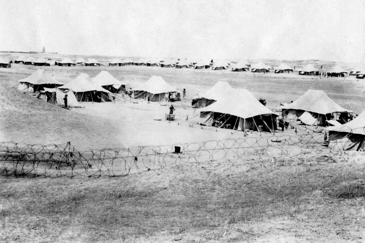 15 RWR bataljonsleir, Samarra, Mesopotamia, 1918 av Unbekannt