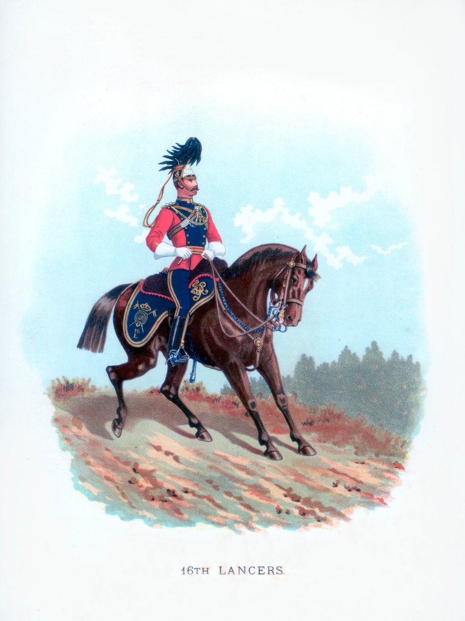 16th Lancers, 1890 av Unbekannt