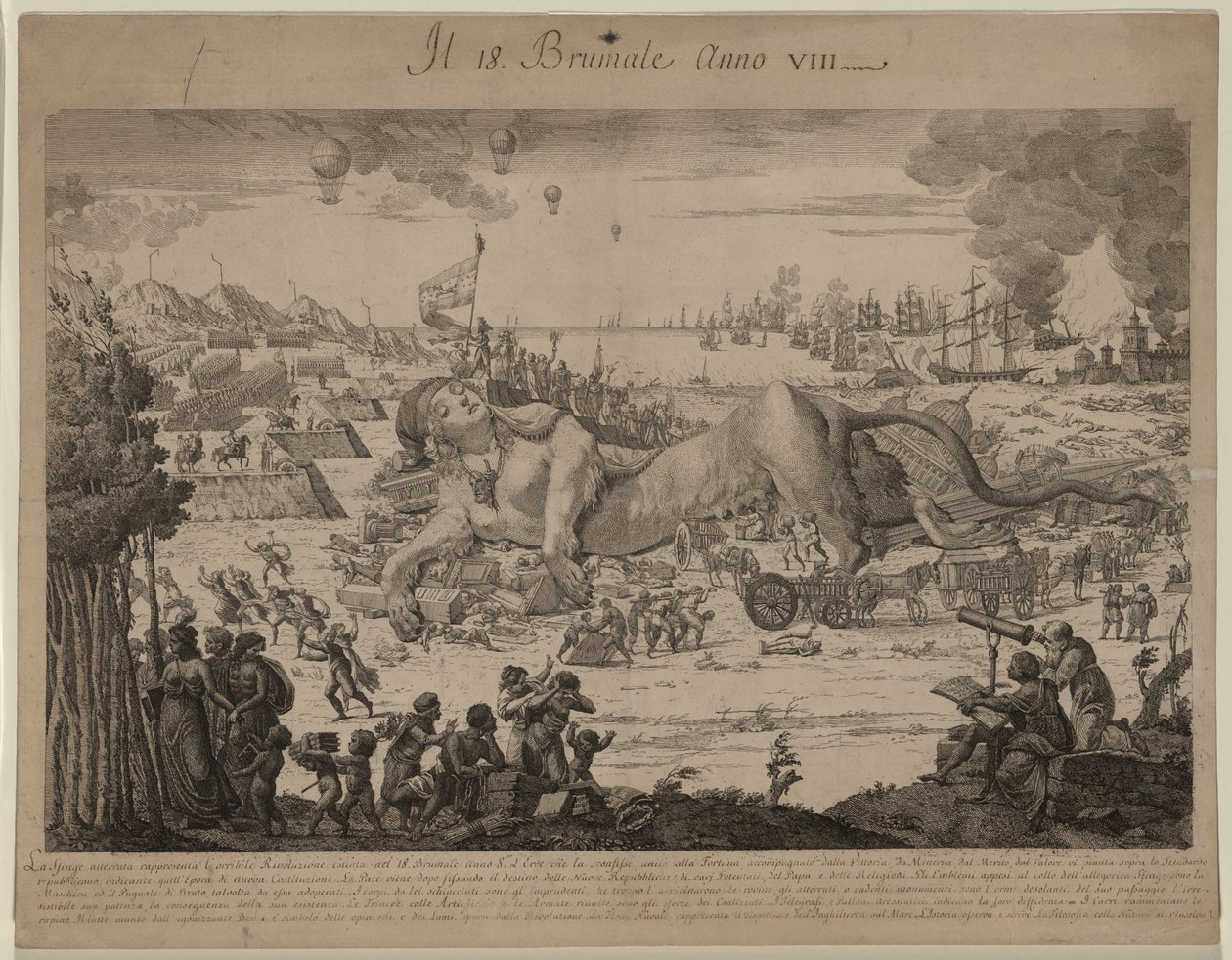 18 Brumaire i år VIII 9. november 1799, 1799 av Unbekannt