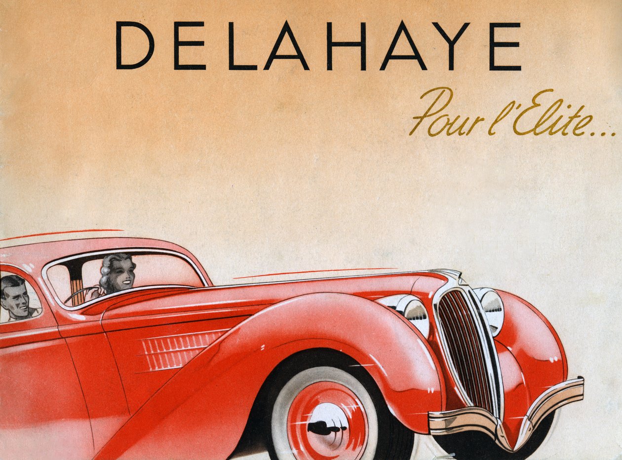 1938 Delahaye. av Unbekannt