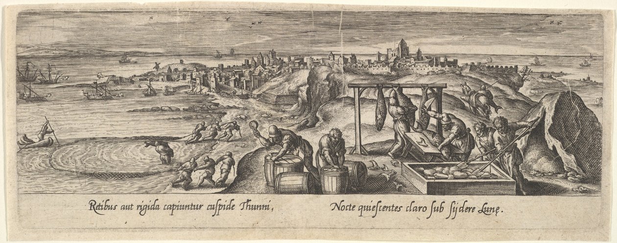 1 of 8 plates on Hunting and Fishing.    1204442   no       norwegian Successfully Translated  Original: Border Illustration with Putti Harvesting Offerings to God Translat: Border Illustration with Putti Harvesting Offerings to God 1236448 no norwegian Su av Unbekannt