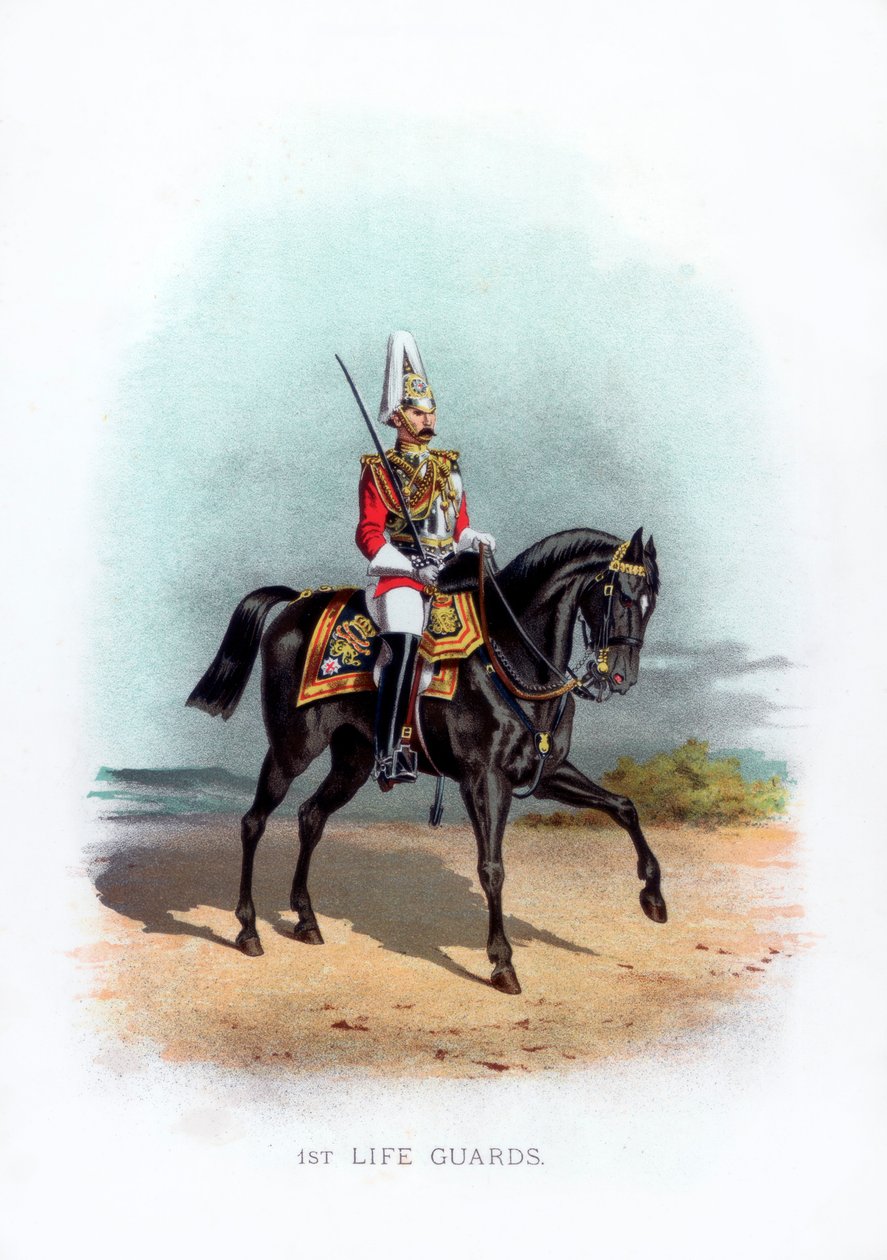 1. livgarde, 1888 av Unbekannt