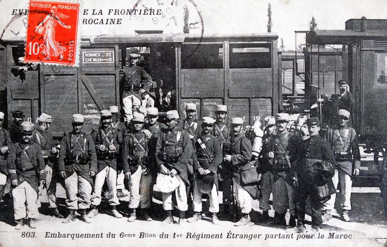 1. regiment fransk fremmedlegion, Marokko, 1911 av Unbekannt