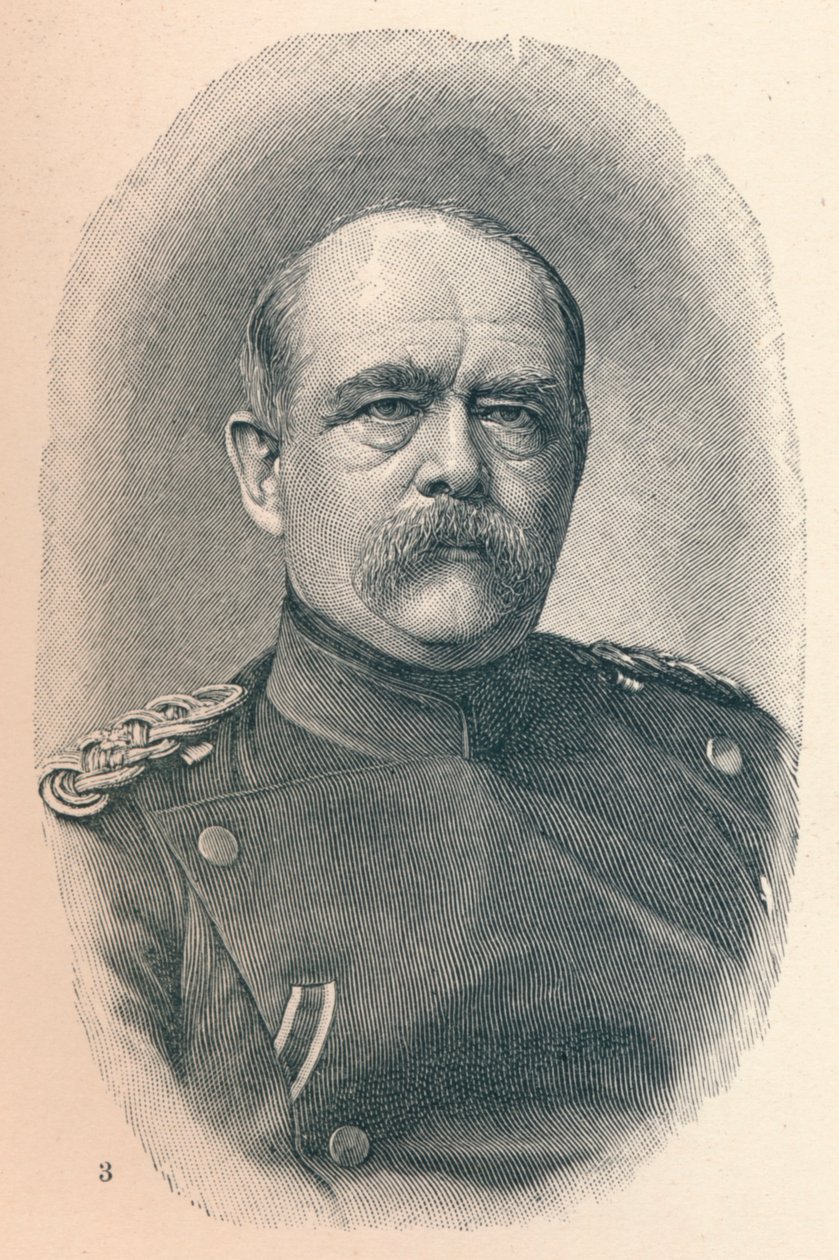 3 - Otto Von Bismarck i fire stadier av karrieren, 1907 av Unbekannt
