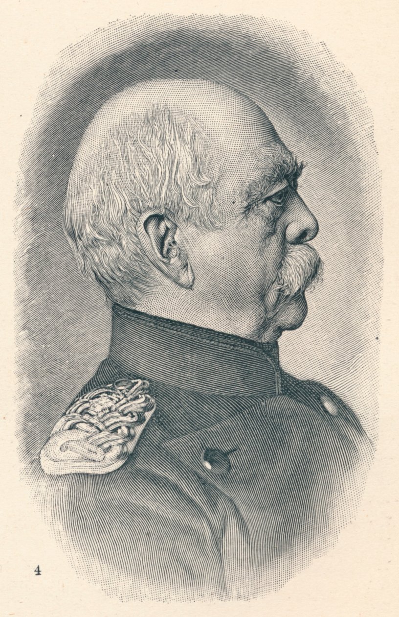 4 - Otto Von Bismarck i fire stadier av karrieren, 1907 av Unbekannt