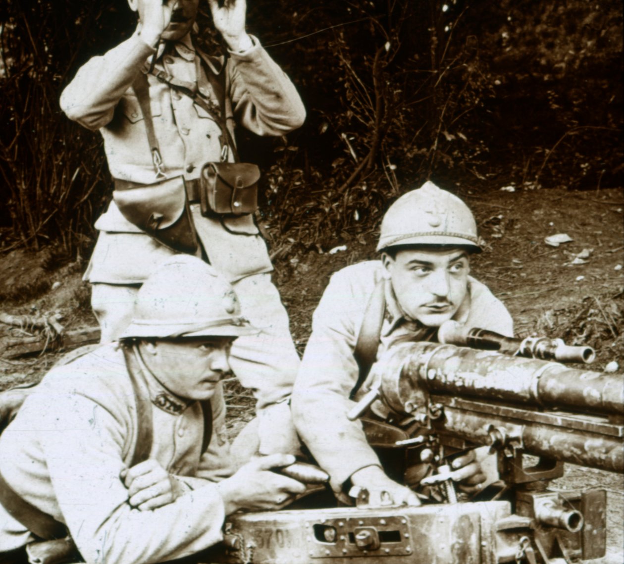 En 37 mm pistol, c1914-c1918 av Unbekannt