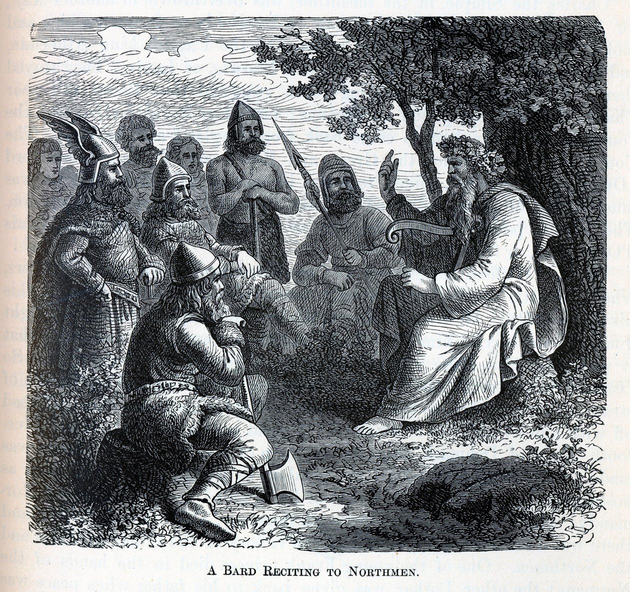 En Bard-resitering til nordmenn, 1882 av Unbekannt