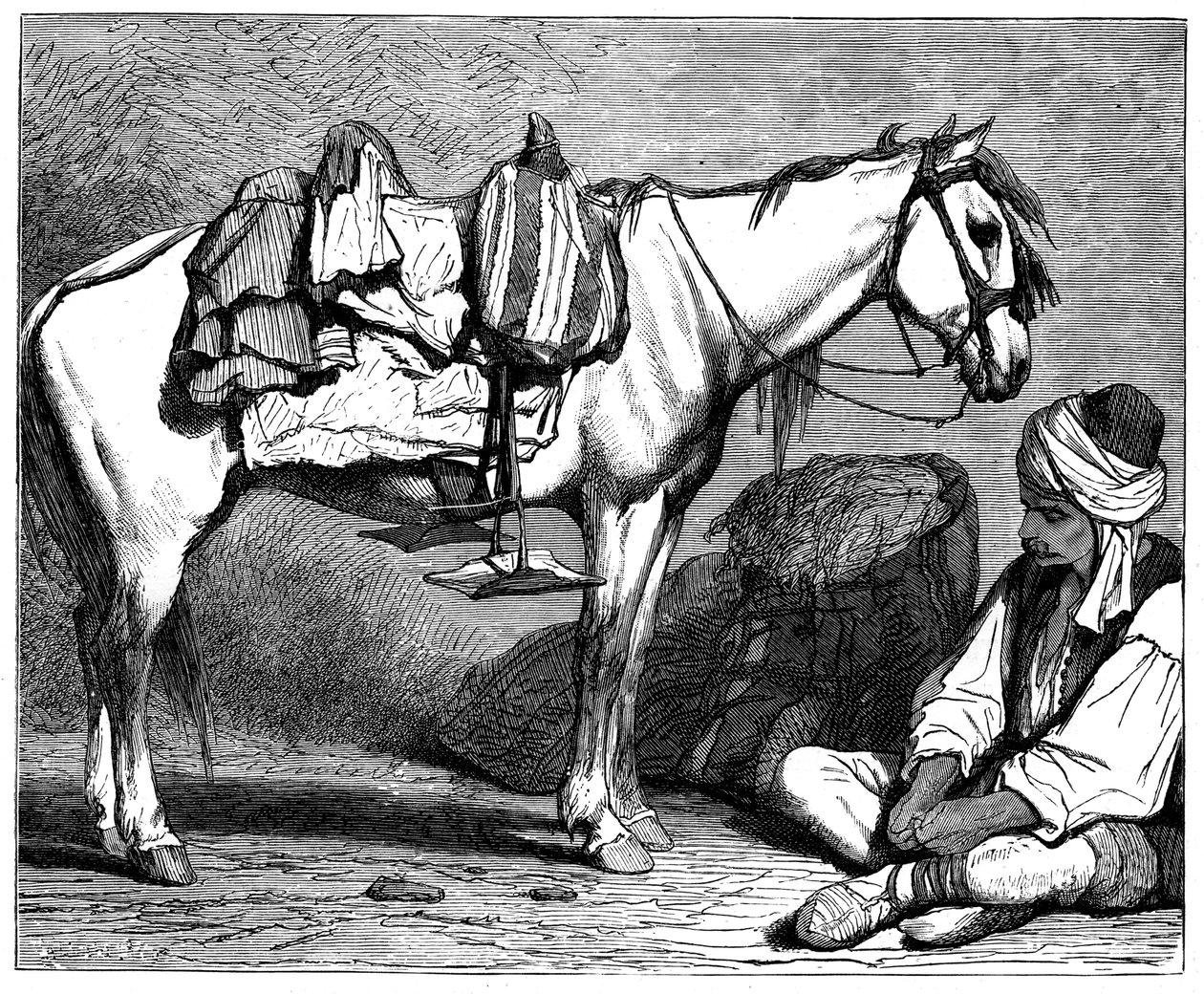 En bosnisk bonde, ca 1890 av Unbekannt
