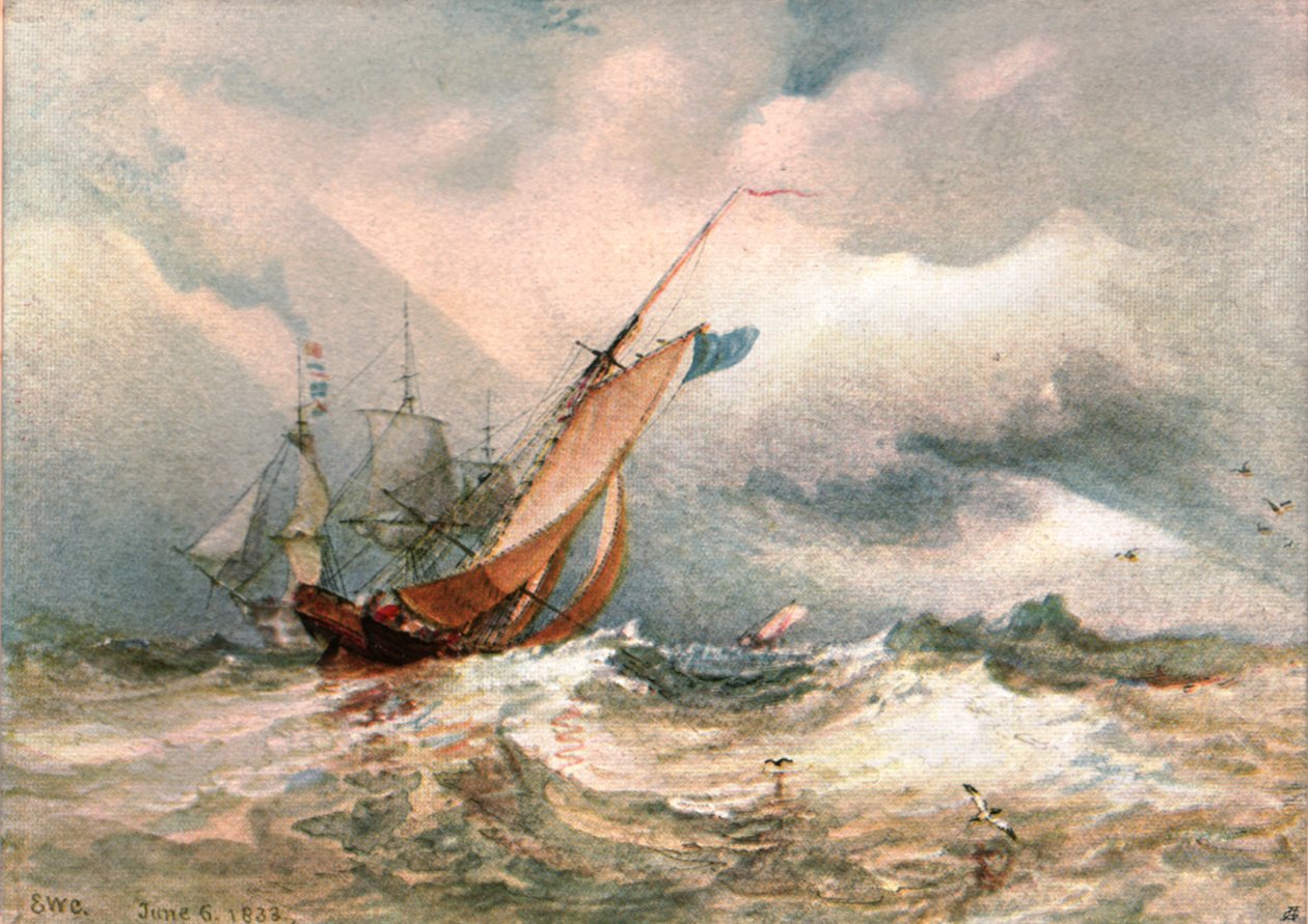 En luftig dag, 1822, c1900. av Unbekannt
