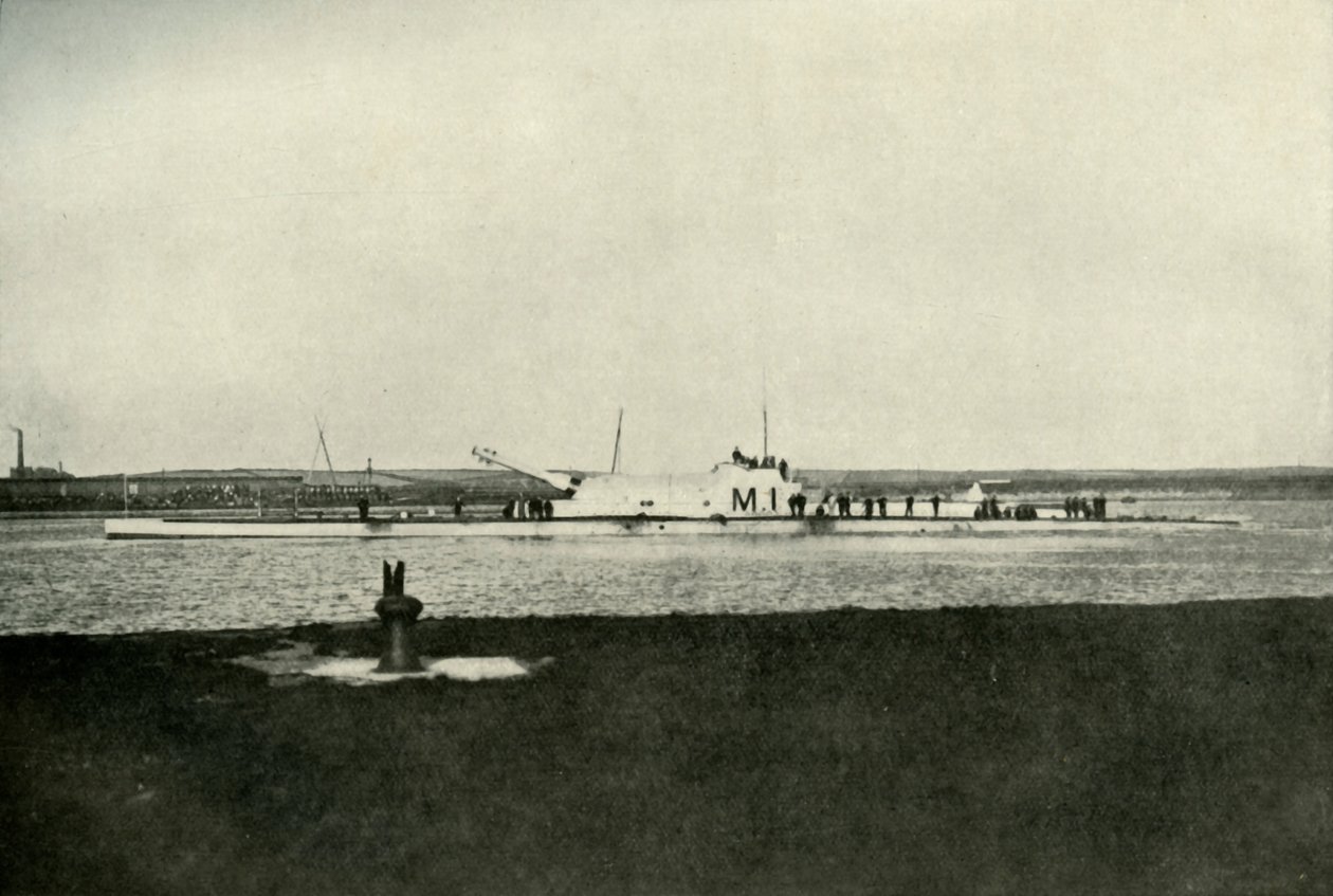 En britisk super-ubåt, c1914-1918, 1919. av Unbekannt
