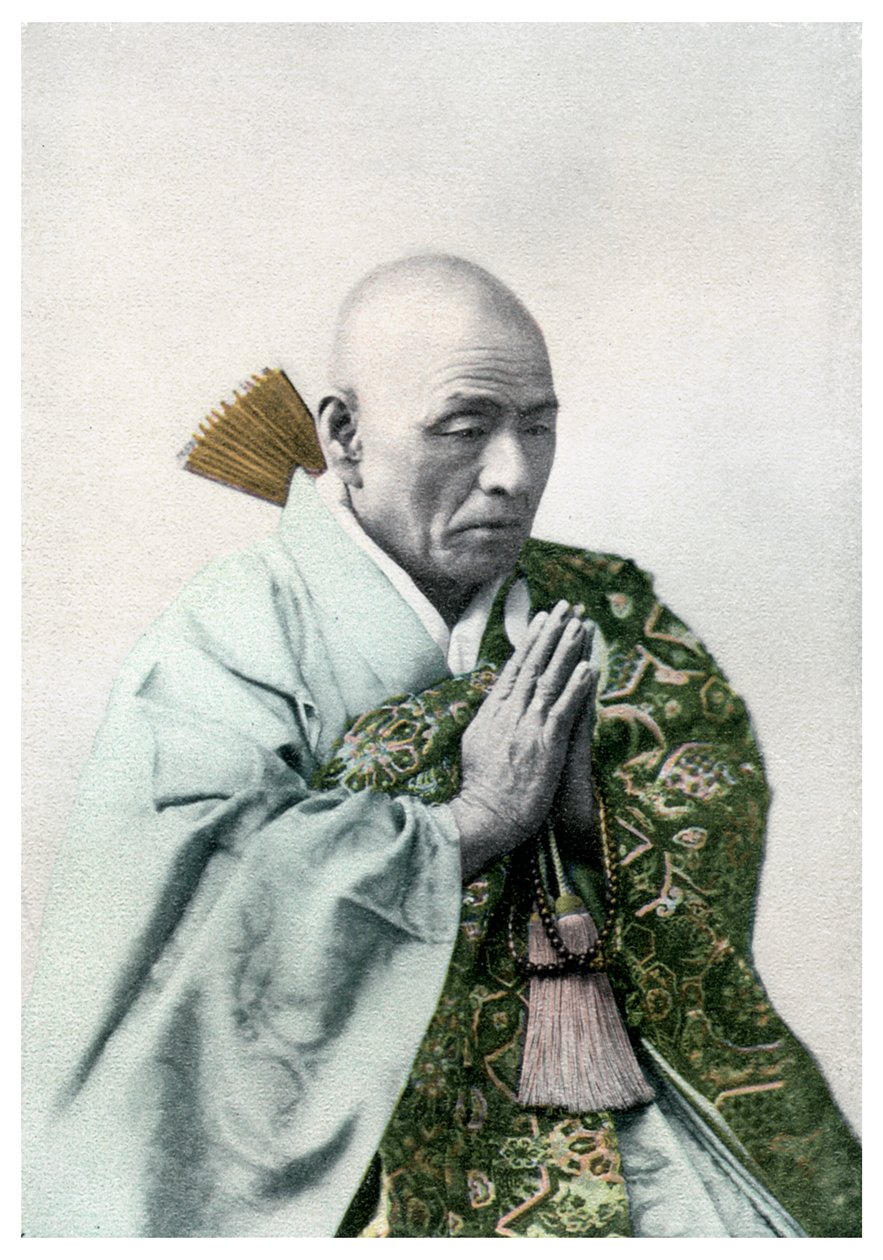 En buddhistisk prest, 1904 av Unbekannt