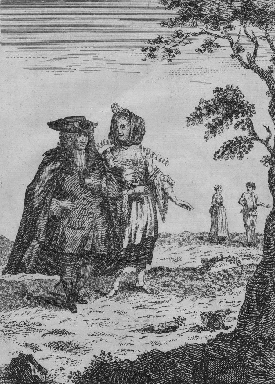 A Burgomaster and His Wife, sent på 1600-tallet - begynnelsen av 1700-tallet av Unbekannt