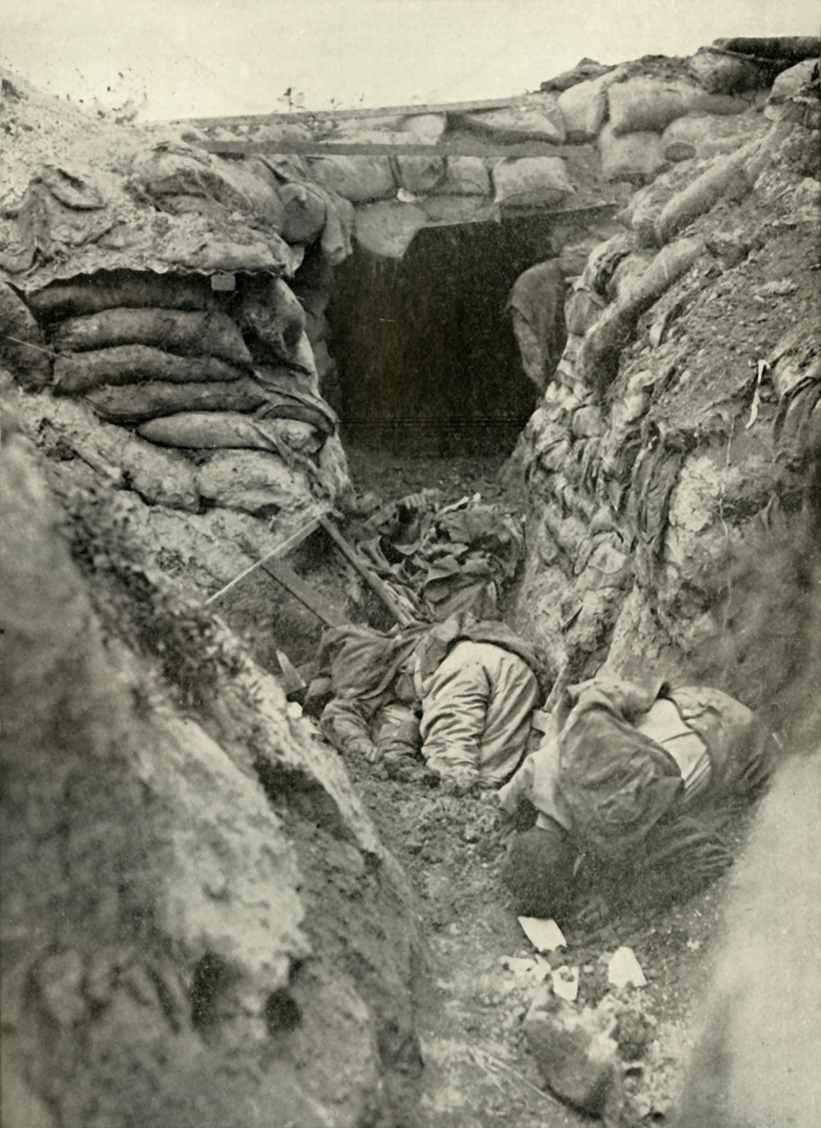 En fanget tysk grøft, 1919. av Unbekannt