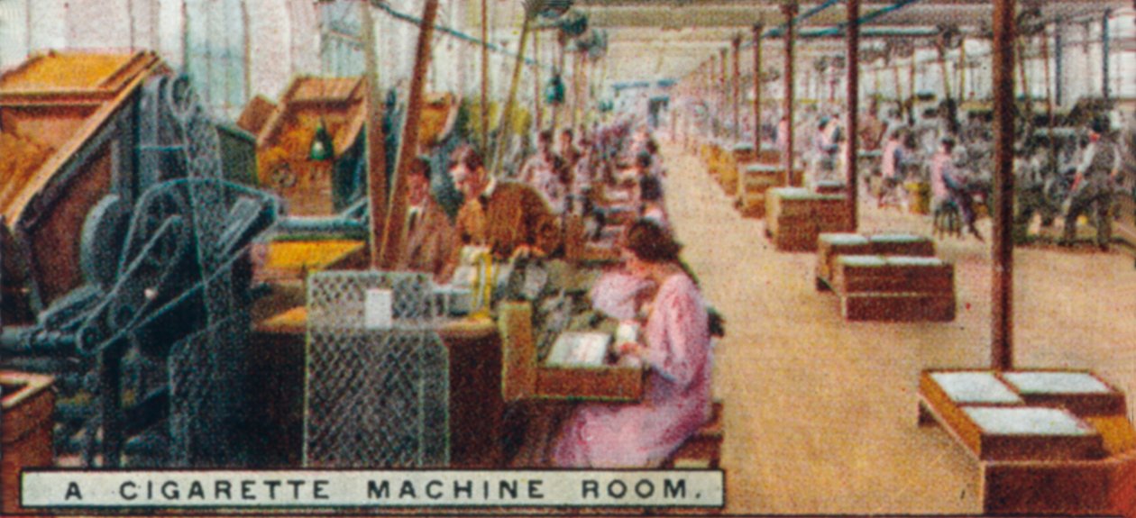 Et sigarettmaskinrom, 1926 av Unbekannt