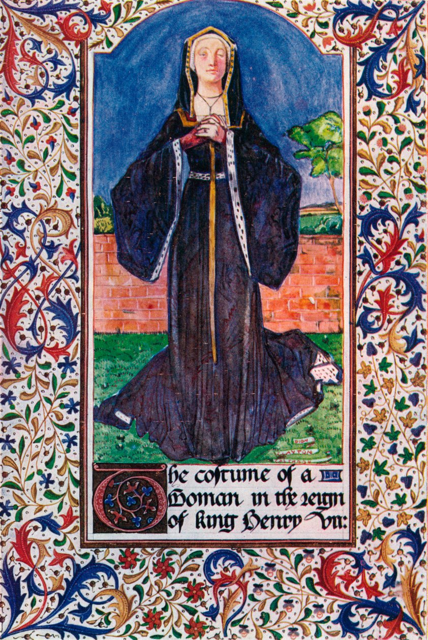 Et kostyme under kong Henry VIIs regjeringstid, 1907 av Unbekannt