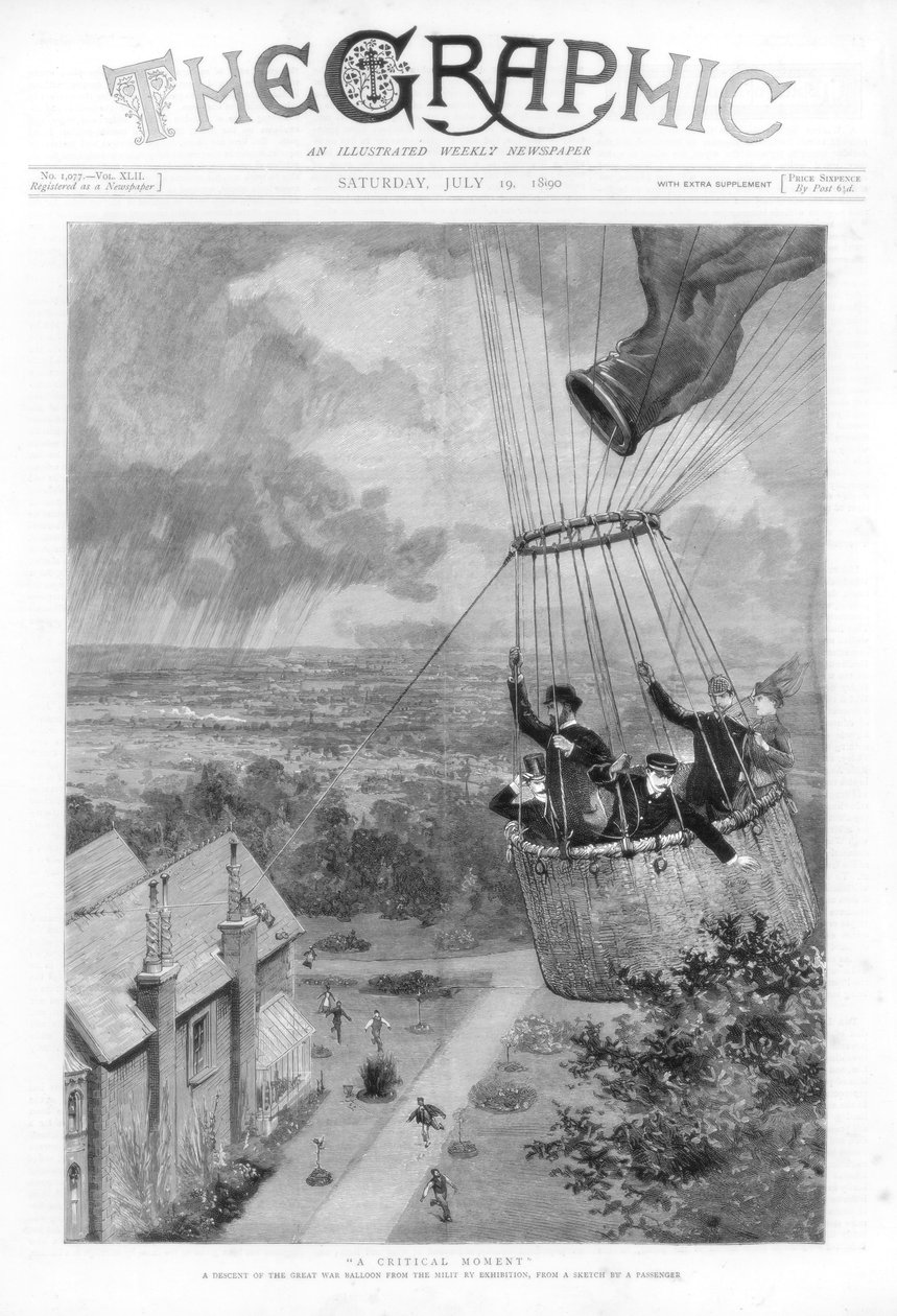 Et kritisk øyeblikk, 1890 av Unbekannt