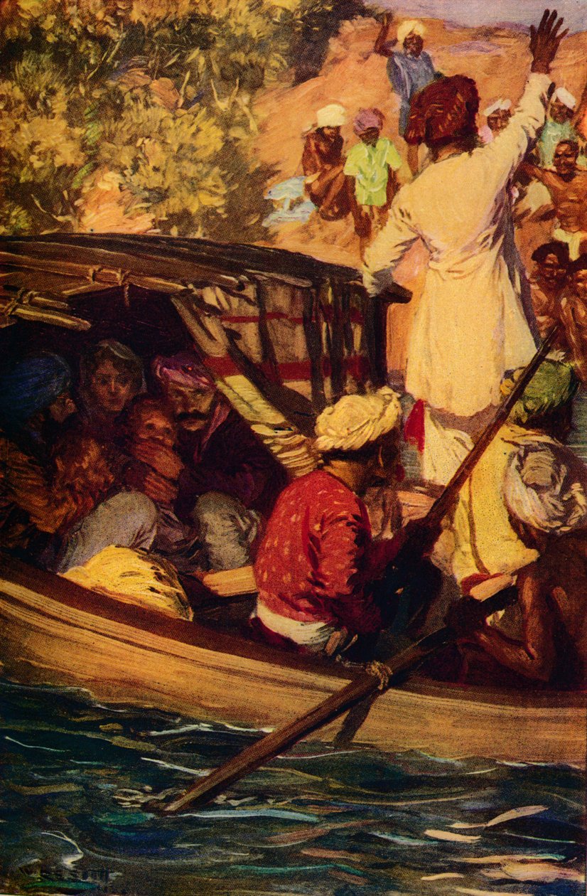 Et kritisk øyeblikk, c1857 c1912 av Unbekannt